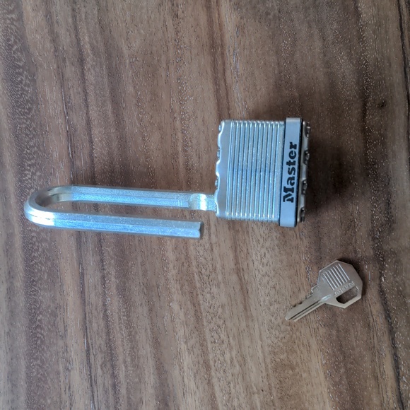 Master Lock with Key - Picture 2 of 2